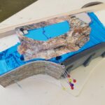 Aufbau eines Hügels für die 'Bergkapelle'