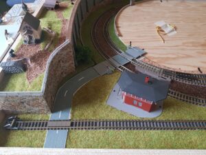 Bahnübergang - Halbschranke