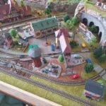 Das Industriegebiet (Bauabschnitt E) mit Bahnhof soweit fertiggestellt