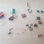 Zusammenbau der diversen 'Marktstände'