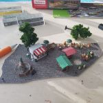 Das Bauelement 'Wochenmarkt' entsteht ...