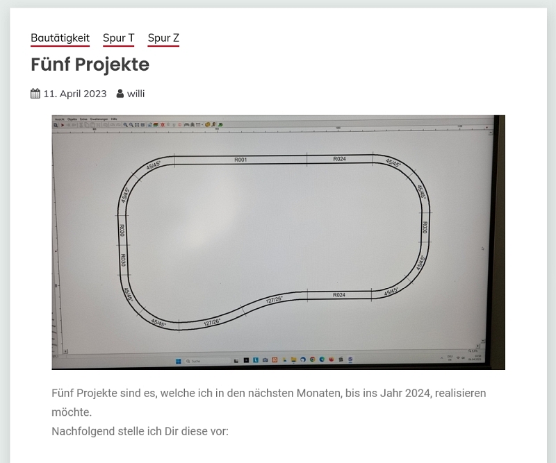 Meine 5 Projekte - Status