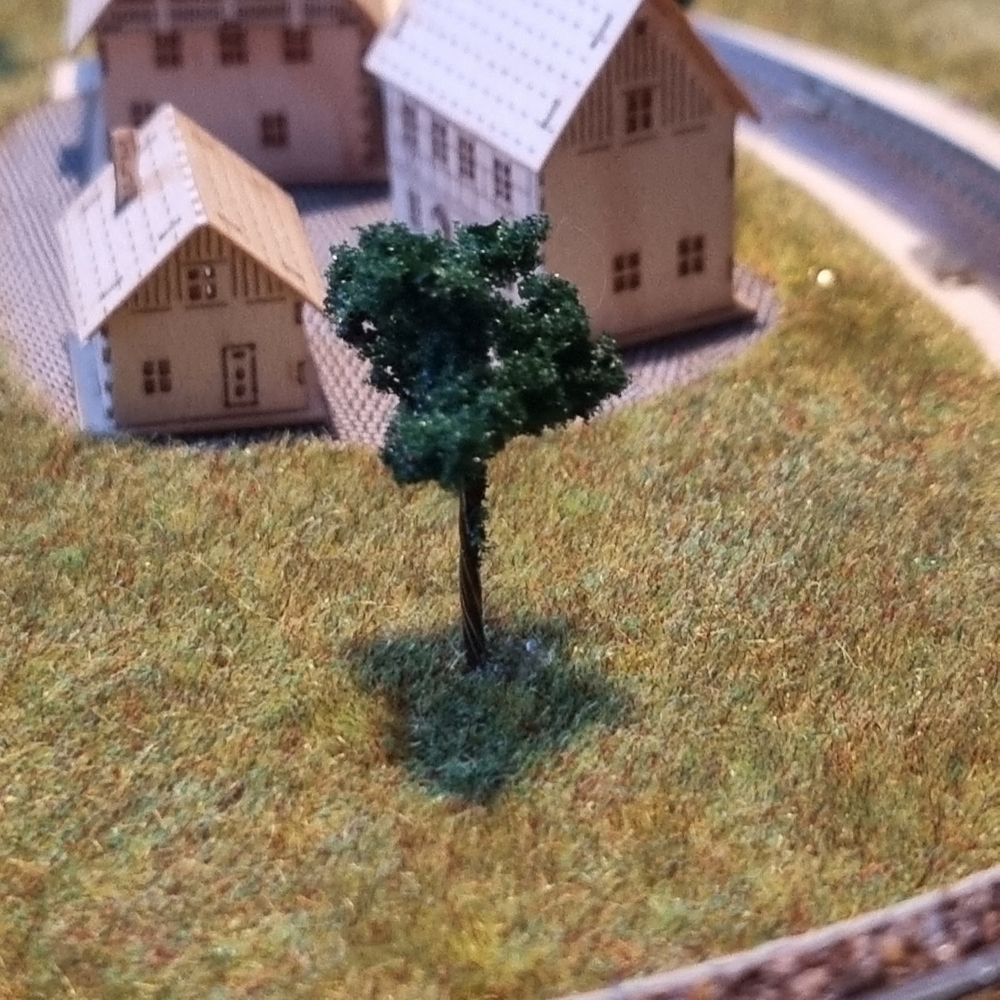 Ausstattung mit Bäumchen